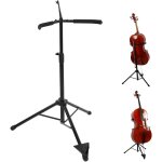 Support pliant de support de trpied de violon de violoncelle, support de violoncelle rglable en hauteur ...