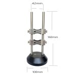 Support de prise d'alimentation audio hifi, dispositif de support de fil, colonne en acier inoxydable ...