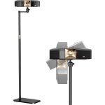 Support pour projecteur, hauteur rglable de 92, 4 cm a 123, 4 cm avec rotation d'angle a 360, supporte ...