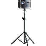 Support pour projecteur avec tr�pied 50 - 80cm, socle de projecteur avec filetage 1 / 4  de pouce et ...