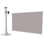 Support de projecteur universel en aluminium, 21. 5cm, rideau simple, écran anti - lumière, 80 pouces ... Support de projecteur universel en aluminium, 21. 5cm, rideau simple, écran anti - lumière, 80 pouces ...