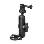 Support de r�troviseur pour cam�ra de moto, support de guidon 1 / 4 en m�tal pour go - pro hero8 / 7 ...
