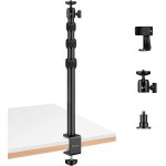 Support de table pour camera, 37cm - 105cm trpied de table  clipser avec tte  rotule 1 / 4  & support ...