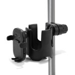 Support t�l�phone 2 en 1 micro et tasse, support t�l�phone universel noir bouteille accessoires pour ...