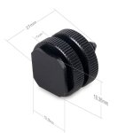 Support de tlphone pour appareil photo reflex numrique, adaptateur de chaussure froide, support rapide, ...