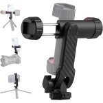 Support tlphone trpied avec double griffe, adaptateur trpied smartphone  filetage 1 / 4 , support ...