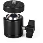 Support de t�te avec vis pour cam�ra reflex, mini t�te de boule de tr�pied pour appareil photo reflex ...