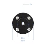 Support de trpied mural pour webcam, plaque mtallique, support de chaussure, support adaptateur de ...