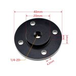 Support de trpied mural pour webcam, plaque mtallique, support de chaussure, support adaptateur de ...