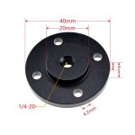 Support de trpied mural pour webcam, plaque mtallique, support de chaussure, support adaptateur de ...