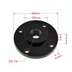 Support de trpied mural pour webcam, plaque mtallique, support de chaussure, support adaptateur de ...