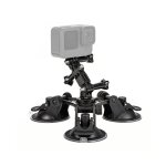 Support  ventouse  trois pieds avec adaptateur pour trpied et support de tlphone pour appareils ...