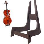 Support pour violoncelle en bois avec protection en caoutchouc - support portable amovible pour instrument ...