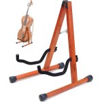 Support de violoncelle en forme de a avec mousse rembourre, support de violoncelle en bois fabriqu ...
