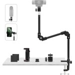 Support webcam avec support tlphone & vis 5 / 8  22  support videoprojecteur flexible, pied micro de ...