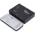 Switch (commutateur) 3 ports hdmi en 1 full hd (1080p), 2k et 4k avec tlcommande
