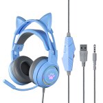 Sy - g25 casque filaire clairage rvb micro omnidirectionnel sur l'oreille casque d'ordinateur avec oreille ...