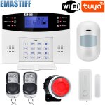 Systme d'alarme de scurit domestique filaire sans fil ios android, tuya, wifi, 101, tlcommande d'interpho ...