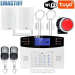 Systme d'alarme de scurit domestique filaire sans fil ios android, tuya, wifi, 101, tlcommande d'interpho ...