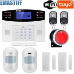 Systme d'alarme de scurit domestique filaire sans fil ios android, tuya, wifi, 101, tlcommande d'interpho ...