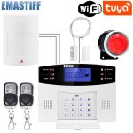 Systme d'alarme de scurit domestique filaire sans fil ios android, tuya, wifi, 101, tlcommande d'interpho ...