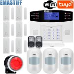 Systme d'alarme de scurit domestique filaire sans fil ios android, tuya, wifi, 101, tlcommande d'interpho ...