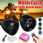 Systme d'alarme sonore anti - vol bluetooth pour moto, lecteur radio mp3 fm, haut - parleurs stro, ...