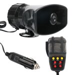 Systme d'amplificateur d'urgence avec micro et pa, 12v, 100w, sirne de police, klaxon, mgaphone, son, ...