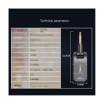 Syst�me de guitare sans fil 2. 4g batterie au lithium rechargeable r�cepteur emetteur pour guitare electrique ...