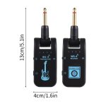 Système de guitare sans fil 2. 4g, transmetteur et récepteur de guitare rechargeable, ensemble pour guitare ... Système de guitare sans fil 2. 4g, transmetteur et récepteur de guitare rechargeable, ensemble pour guitare ...