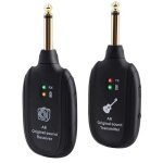 Système de guitare sans fil avec emetteur et récepteur de guitare numérique rechargeable 2, 4 ghz 4 canaux ... Système de guitare sans fil avec emetteur et récepteur de guitare numérique rechargeable 2, 4 ghz 4 canaux ...