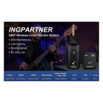 Syst�me de guitare sans fil rechargeable 2, 4 ghz, emetteur - r�cepteur num�rique pour guitare electrique ...