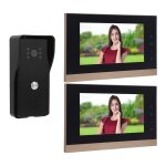 Système d'interphone filaire 7 pouces système de porte visuelle pour maison avec 8 v Système d'interphone filaire 7 pouces système de porte visuelle pour maison avec 8 v