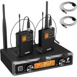 Syst�me de micro sans fil, avec microphone de poche / de casque / cravate / a clip, transmetteur bodypack, ...