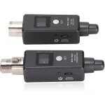 Systme de microphone sans fil adaptateur micro xlr, rcepteur emetteur de microphone sans fil avec ecran ...