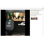 Syst�me de transmission sans fil pour guitare electrique a8, capteur de vibrations sans fil, emetteur ...