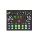 Table de mixage audio externe dor�e avec modulateur de voix et bluetooth yonis