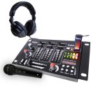 Table de mixage - ibiza sound dj21mk2 - 4 voies 7 entrées usb - casque dj - micro noir Table de mixage - ibiza sound dj21mk2 - 4 voies 7 entrées usb - casque dj - micro noir