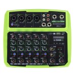 Table de mixage - pronomic mini6 - pour sonorisation dj avec usb � 6 canaux - interface audio bidirectionnelle ...
