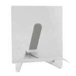 Tableau effa�able a sec en acrylique led eclairer un tableau blanc transparent avec support 7 marqueurs ...