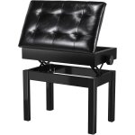 Tabouret piano rglable en hauteur 58x35x48 - 58 cm, siege piano avec espace de rangement, banc piano ...