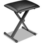 Tabouret piano r�glable en hauteur, siege piano en forme de x, banc piano pliable, piano throne rembourr� ...