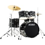 Tama st50h5 - bns black night sparkle stagestar batterie pour débutant avec cymbales Tama st50h5 - bns black night sparkle stagestar batterie pour débutant avec cymbales