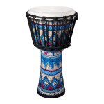 Tambour africain djembe en peau de chvre, tambour a main color de 8 pouces, bongo, cadeau pour dbutants, ...