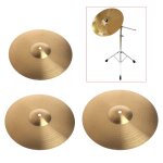 Tambour a cymbales de collision en alliage de cuivre pour d�butant, instrument de percussion en laiton ...