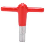 Tambour en forme de t clé d'accord clé en silicone accessoires d'instrument de musique dt - 08red Tambour en forme de t clé d'accord clé en silicone accessoires d'instrument de musique dt - 08red