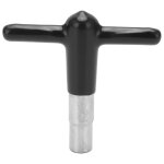 Tambour en forme de t cl� d'accordage poign�e en silicone accessoires d'instrument de musique dt - 08black ...