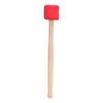 Tambour maillet erable poign�e baguette confortable poign�e tambour marteau percussion batteur t�te rouge ...