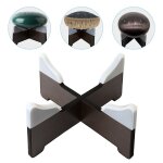 Tambour a main t1 en bois prcieux, support de langue de tambour t1, prsentoir de plancher, structure ...