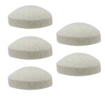 Tambour marteau pad blanc feutre semi - circulaire marteau pad accessoires de tambour